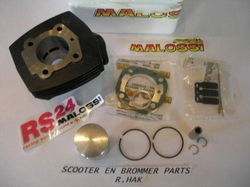 Cilinder 70 cc 45.5 Malossi Peugeot Fox Honda Wallaroo Snel