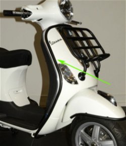 Valbeugel Vespa Lx Lxv Voorfront beugel Voor MAT