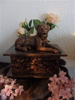 Rottweiler urn inclusief beeld - 4