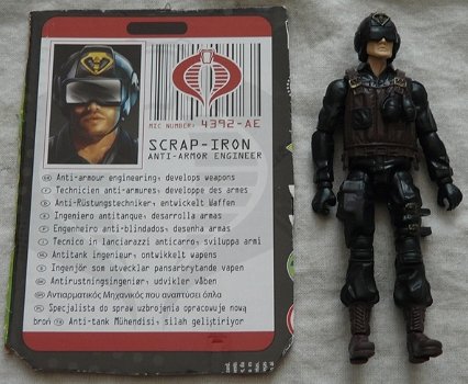 Actiefiguur G.I.JOE / COBRA, SCRAP-IRON (v7), Serie 25, 2009.(Nr.1) - 0