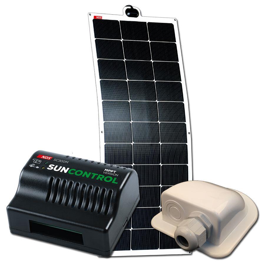 NDS SOLARFLEX EVO 110W Flexibel Zonnepaneel SET+SC300M op=op - nr. 1