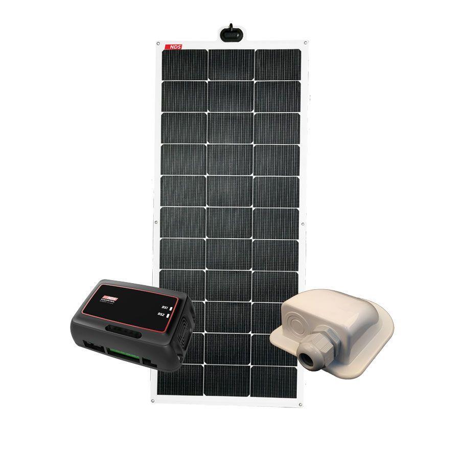 NDS SOLARFLEX EVO 110W Flexibel Zonnepaneel SET + SC320M - nr. 1