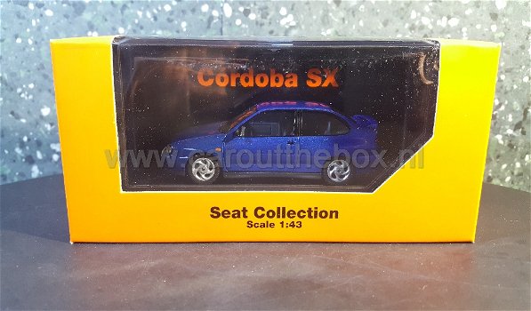 Seat Cordoba Blauw 1:43 Herpa - 3