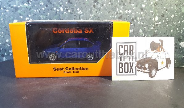 Seat Cordoba Blauw 1:43 Herpa - 4