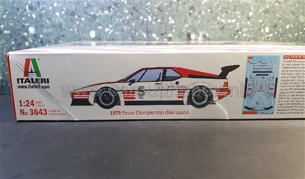 BMW M1 Procar 1979 NIKI LAUDA 1:24 Italeri - 1