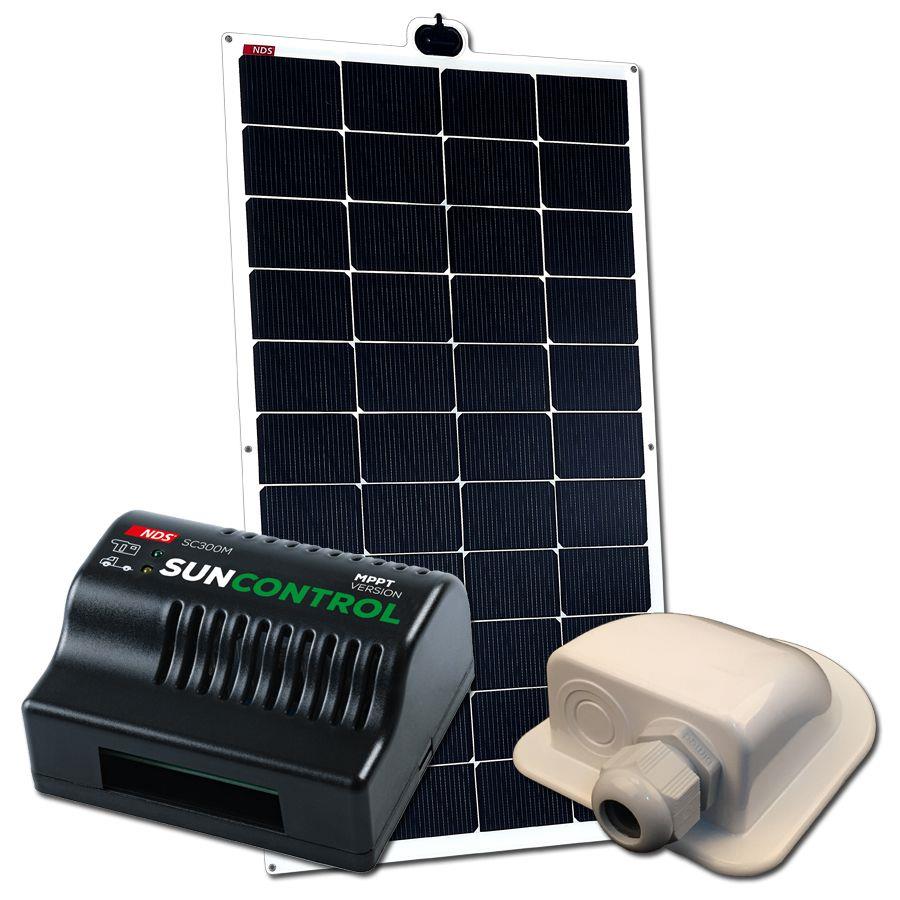 NDS SOLARFLEX EVO 150W Flexibel Zonnepaneel SET+SC300M op=op - nr. 1