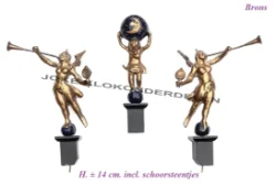 = Staartklok poppen incl. schoorsteentjes =43772