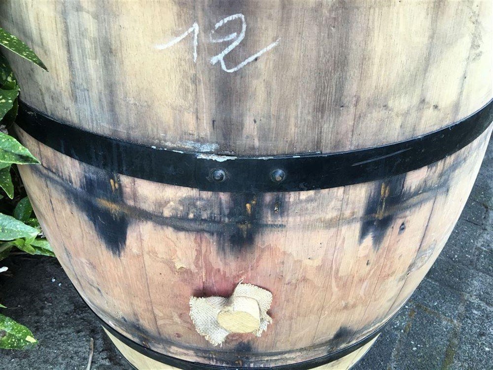Wijnvat hout, origineel uit Frankrijk ! - Afbeelding 4