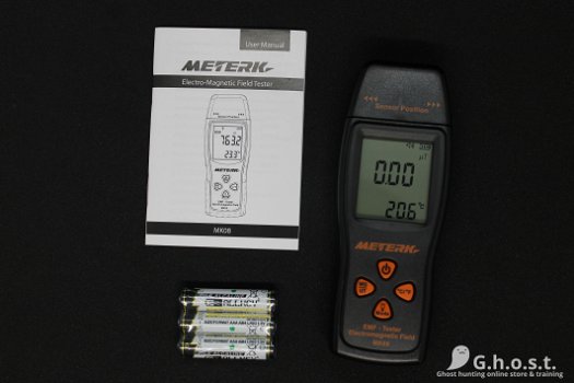 Ghosthunting EMF Meter (Meterk MK08) - 3