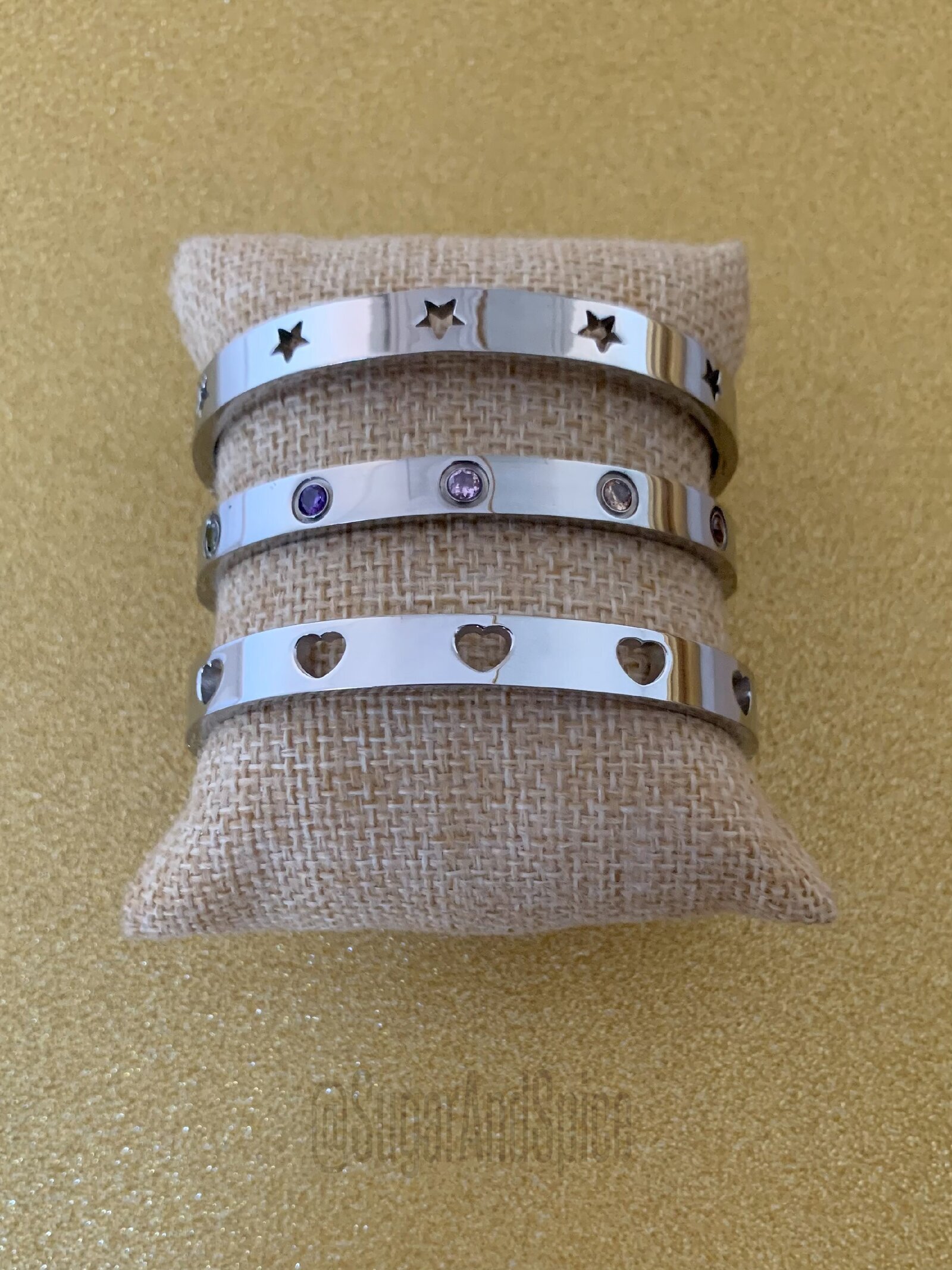 Rainbow love armband met gekleurde stenen verzilverd - Afbeelding 2