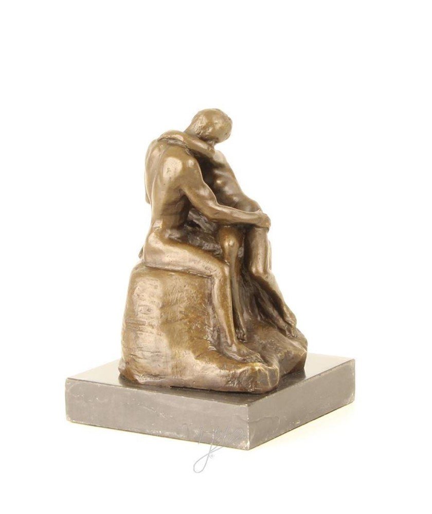 Een bronzen beeld van de kus, by Rodin. - Afbeelding 3