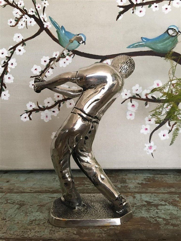 Een golfer uit aluminium-nikkel, gewoon heel leuk!!-kado - Afbeelding 3