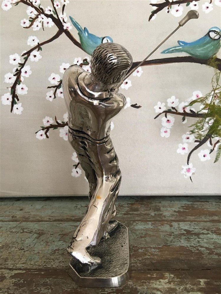 Een golfer uit aluminium-nikkel, gewoon heel leuk!!-kado - Afbeelding 4