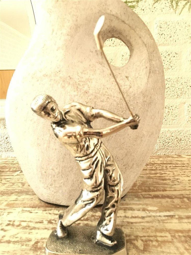 Een golfer uit aluminium-nikkel, gewoon heel leuk!!-kado - Afbeelding 7