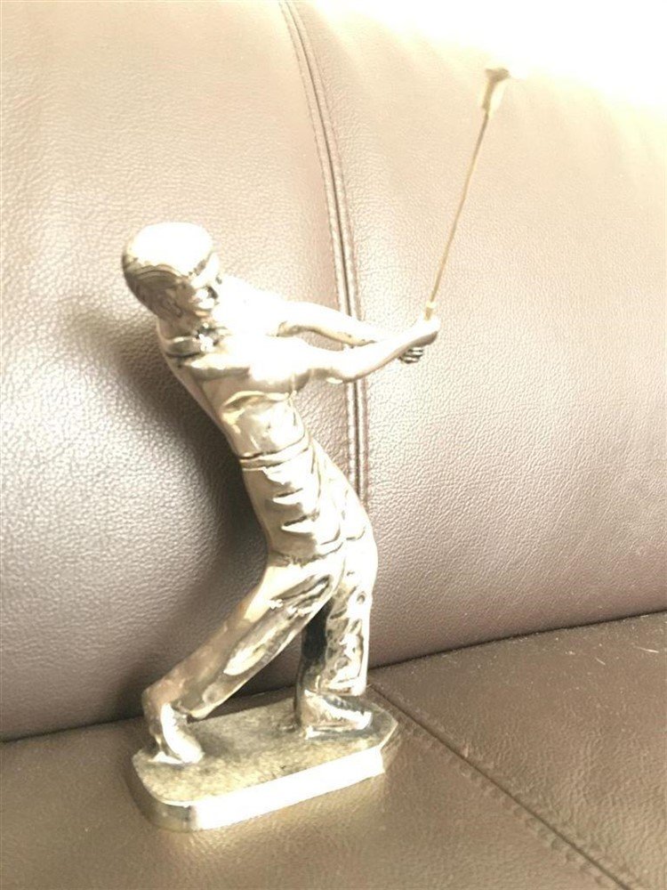 Een golfer uit aluminium-nikkel, gewoon heel leuk!!-kado - Afbeelding 8
