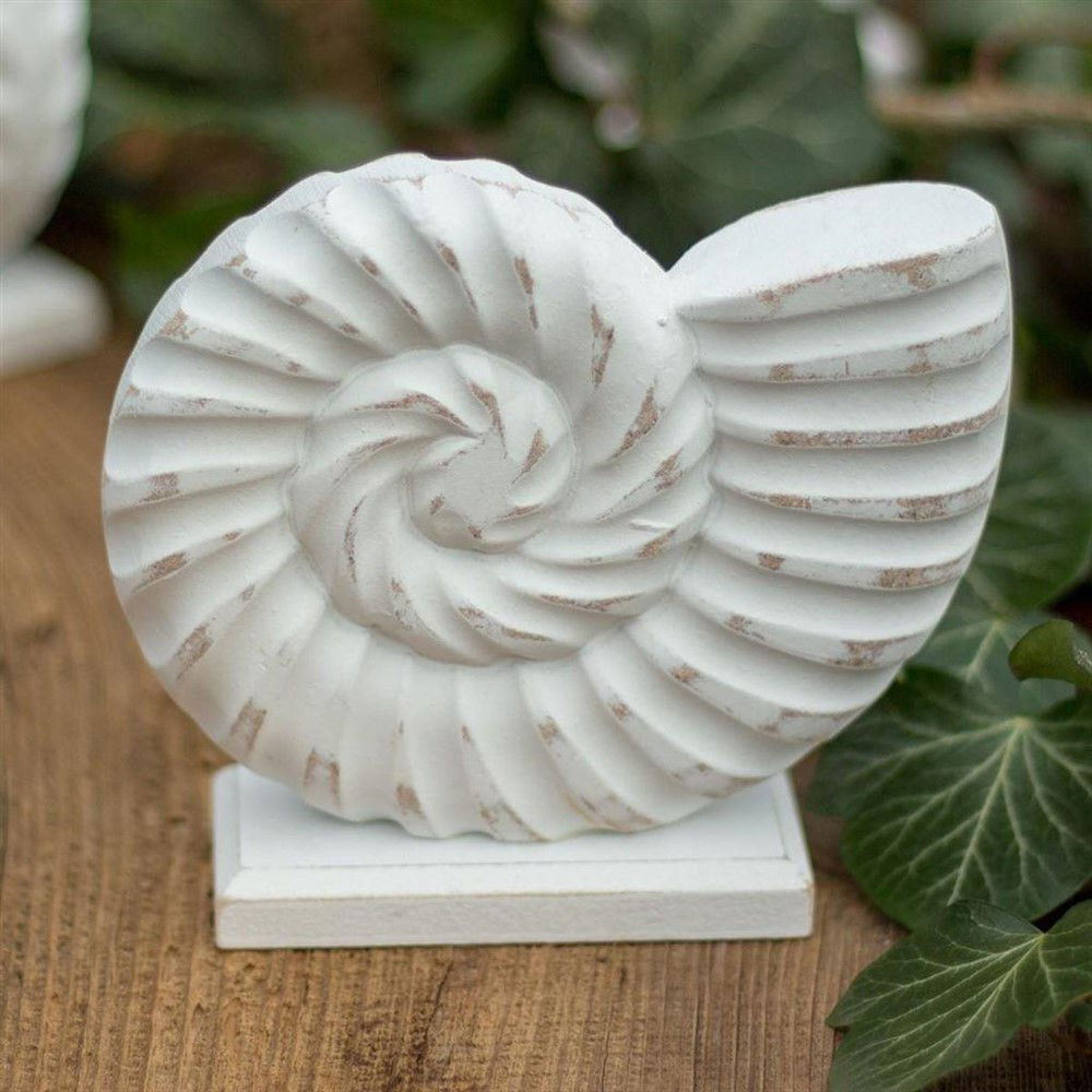Een schelp van hout, voor decoratieve doeleinden - Afbeelding 3