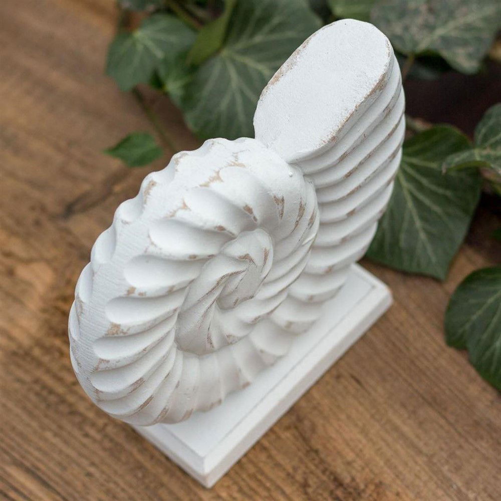 Een schelp van hout, voor decoratieve doeleinden - Afbeelding 4