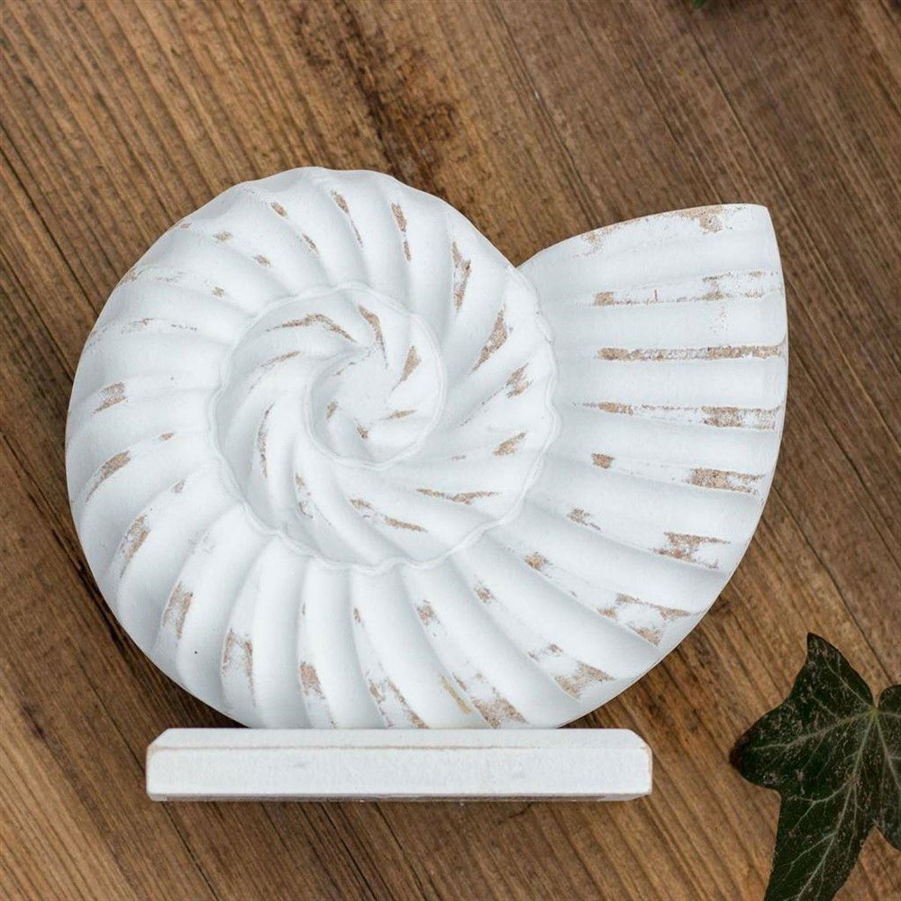 Een schelp van hout, voor decoratieve doeleinden - Afbeelding 5