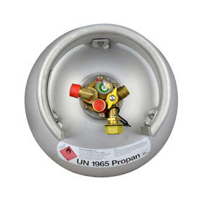 Lichtgewicht aluminium LPG fles 6,7 kg 27 liter voor camper, caravan en boot - Afbeelding 2