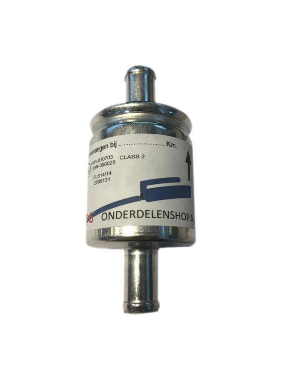 Drooggas filter met aansluitingen rond 14 mm - nr. 1