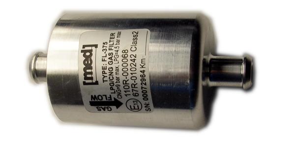 Drooggasfilter MED 2 x Ø 14 mm voor LPG/CNG - nr. 1