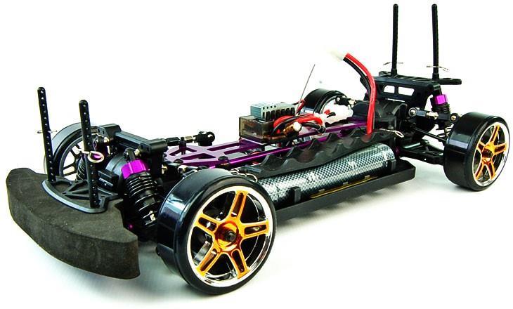 RC auto Flying Fish Nissan 2.4 GHZ RTR zilver - Afbeelding 3
