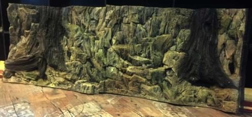 Polyester Aquarium achterwand "Standard" 100×60cm - Afbeelding 4