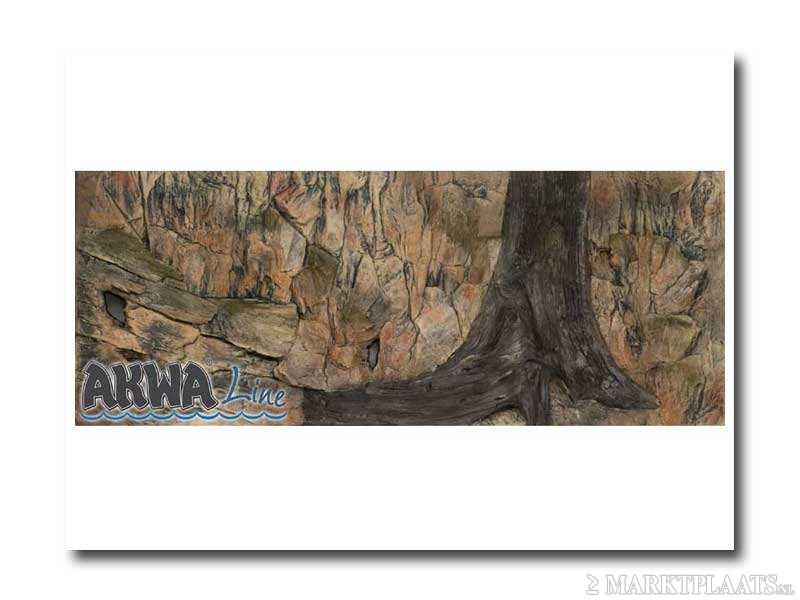 Polyester Aquarium achterwand "Standard" 100×60cm - Afbeelding 5