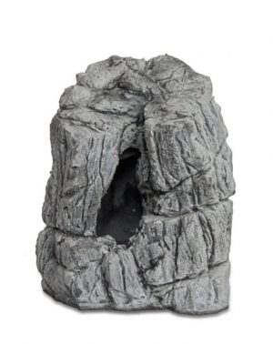 Aquarium achterwanden en decoratie in grijstinten. - Afbeelding 2