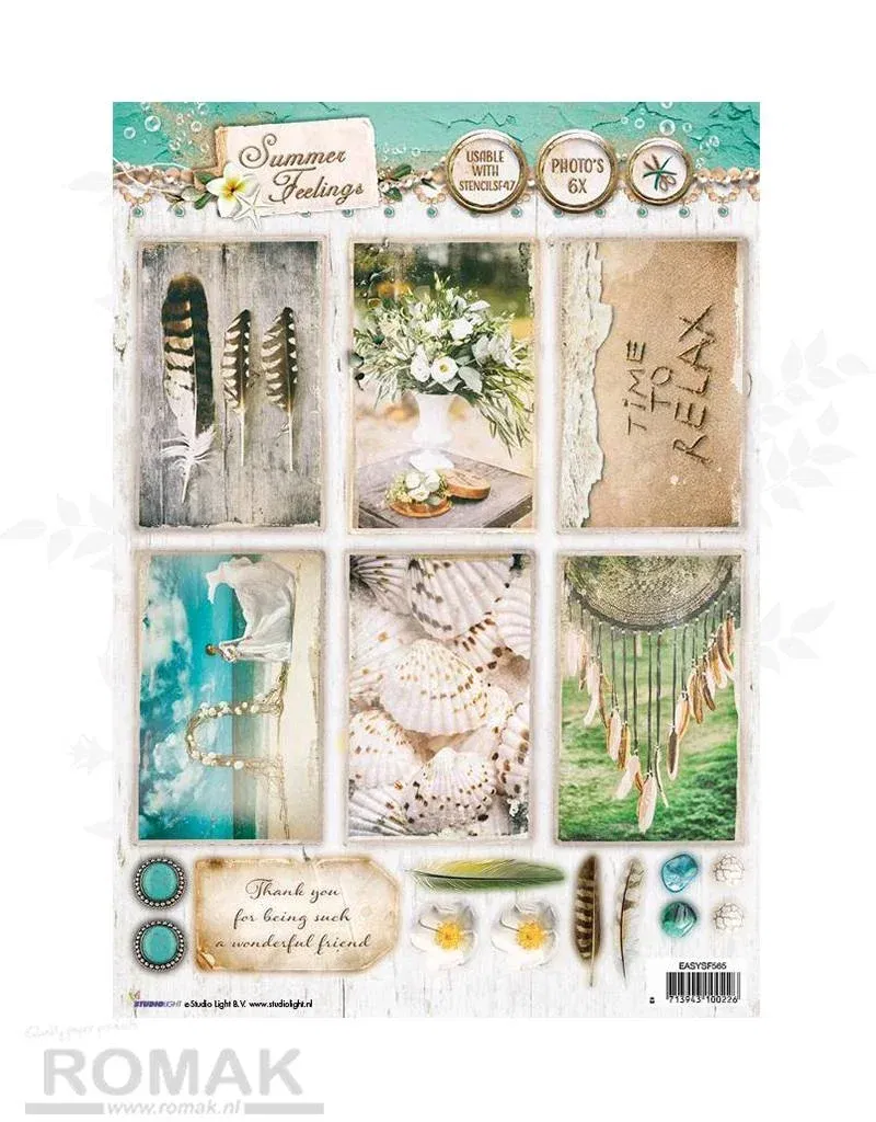 Summer Feelings A4 Stans-/Uitdrukvel EASYSF565 - nr. 1