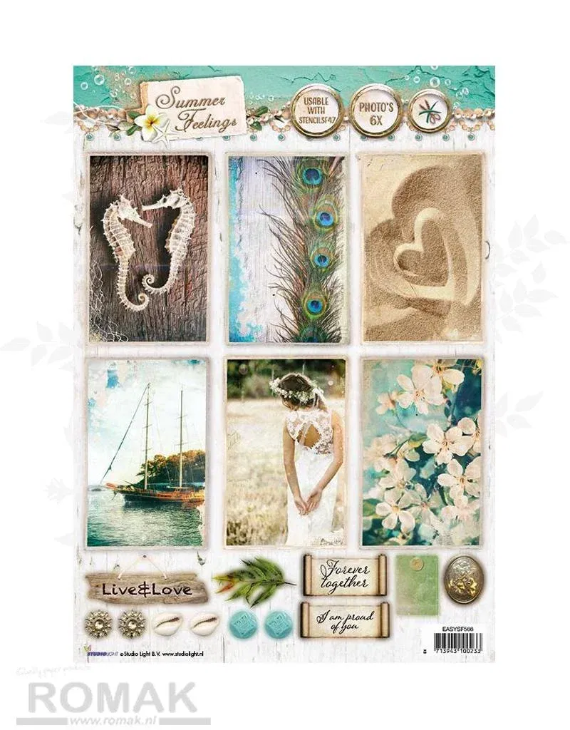Summer Feelings A4 Stans-/Uitdrukvel EASYSF566 - nr. 1