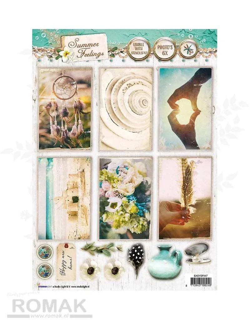 Summer Feelings A4 Stans-/Uitdrukvel EASYSF567 - nr. 1