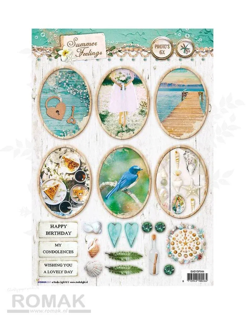 Summer Feelings A4 Stans-/Uitdrukvel EASYSF569 - nr. 1