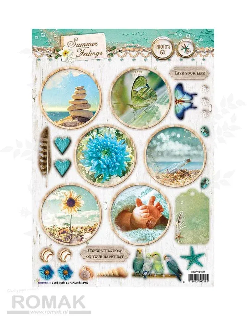Summer Feelings A4 Stans-/Uitdrukvel EASYSF572 - nr. 1