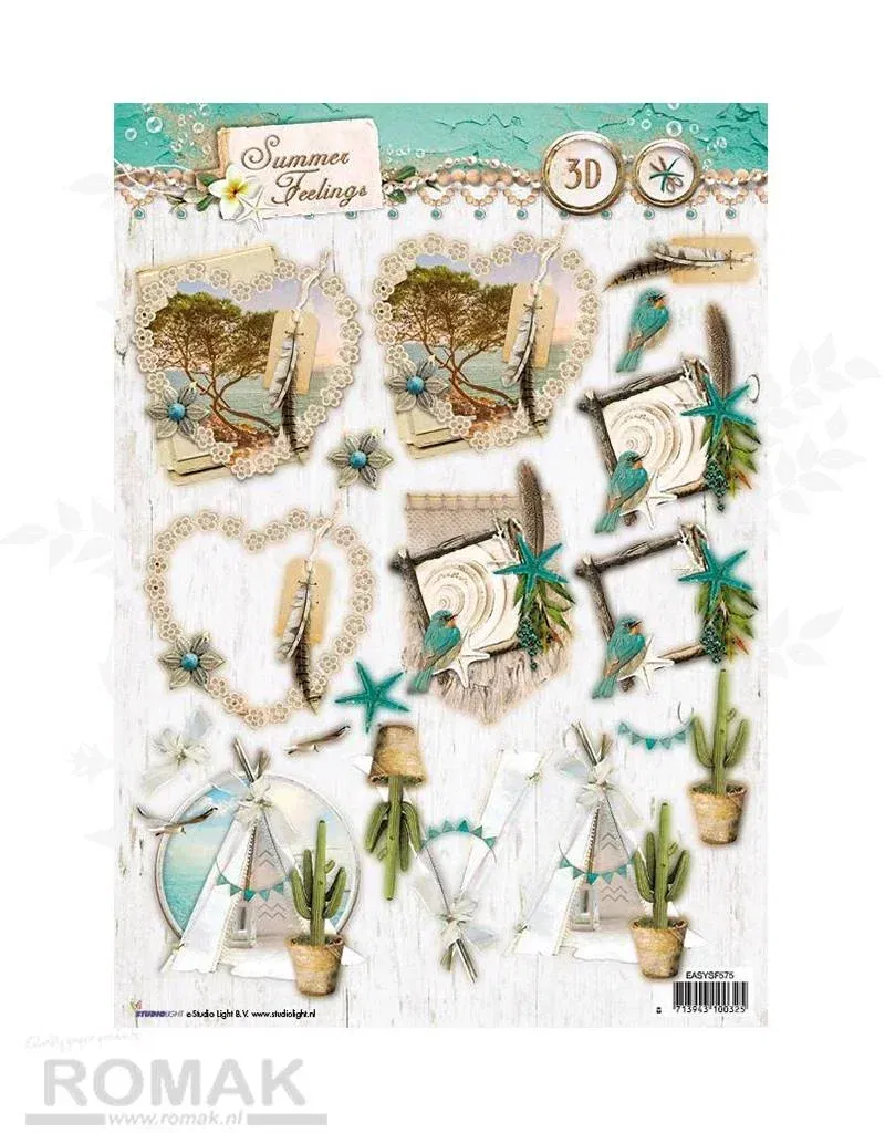 Summer Feelings A4 Stans-/Uitdrukvel EASYSF575 - nr. 1