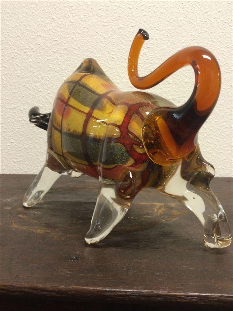 Mooie grote zware stier van vol glas, prachtig!! - Afbeelding 6