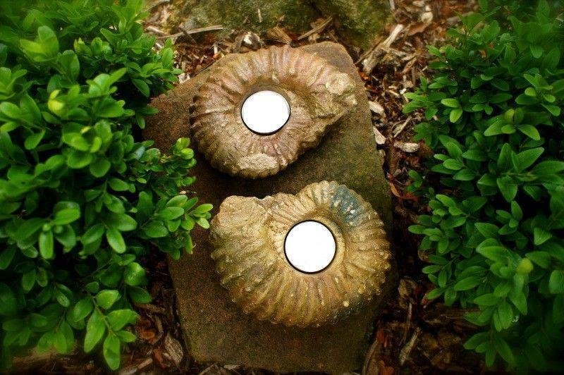 Mooie kaarshouder in steen vorm - schelp - kado - Afbeelding 4