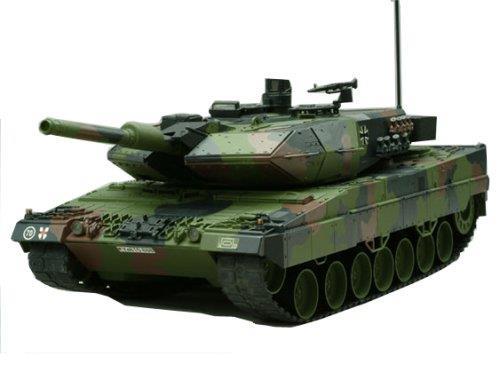 RC tank Leopard 2A6 1:16 shooting - nr. 1