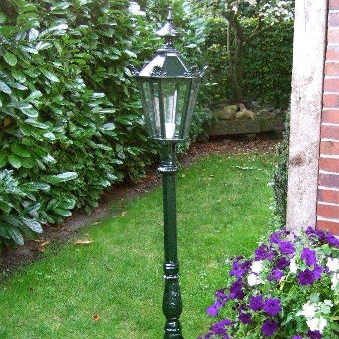 Buitenlamp, Alu gegoten , donkergroen , 140cm - nr. 1