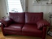 rode 2,5 zits leren bank longlife leather in NIEUWSTAAT - 3 - Thumbnail