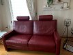 rode 2,5 zits leren bank longlife leather in NIEUWSTAAT - 5 - Thumbnail