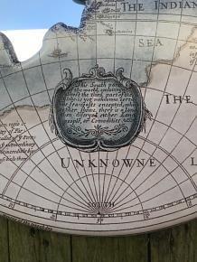 Mooie wanddecoratie,afgebeelde wereld - spiegel - Afbeelding 6