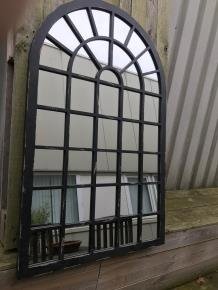 Mooie grote kerk-spiegel, old-look, prachtige grote spiegel - Afbeelding 3