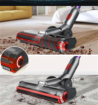 JASHEN V16 Cordless Vacuum Cleaner, 350W Strong Suction Stick Vacuum - 4