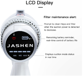 Jashen S16E Handheld Cordless Vacuum Cleaner - 3
