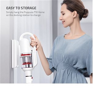 PUPPYOO T10 Home Cordless Stick Vacuum - 5