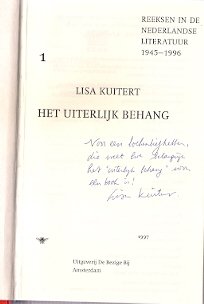 Gesigneerd: Lisa Kuitert – Het uiterlijke behang. / Reeksen in de Nederlandse literatuur - Afbeelding 5