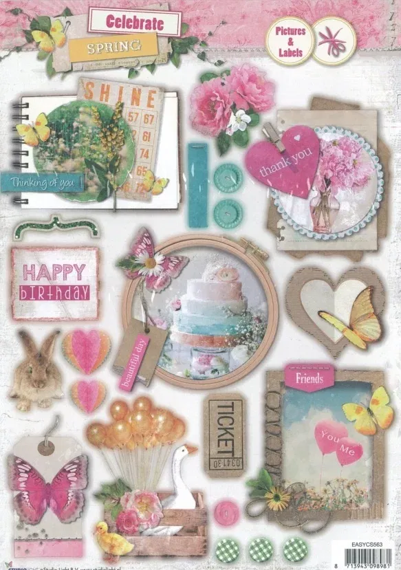 Celebrate Spring A4 Stans-/Uitdrukvel EASYCS563 - nr. 1