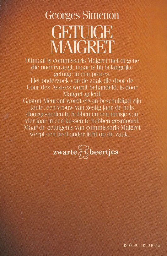 GETUIGE MAIGRET - Georges Simenon - Afbeelding 2