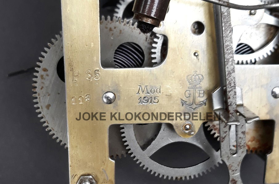 Regulateur uurwerk = Gustav Becker P 35 =44032 - Afbeelding 7